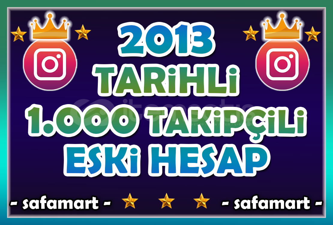 ⚡️2013 Tarihli 1.000 Takipçili Hesaplar⚡️ ⚡️2013 Tarihli 1.000 Takipçili Hesaplar⚡️
