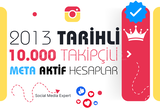 2013 Tarihli 10K Takipçili META AKTİF Hesap