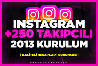 ✅ 2013 Tarihli⚡ 250 Takipçili Hesaplar