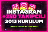 ⚡ 2013 Tarihli✅ 250 Takipçili Hesaplar ⚡ 2013 Tarihli✅ 250 Takipçili Hesaplar