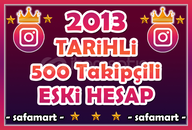 ⚡️2013 Tarihli 500 Takipçili Hesaplar⚡️