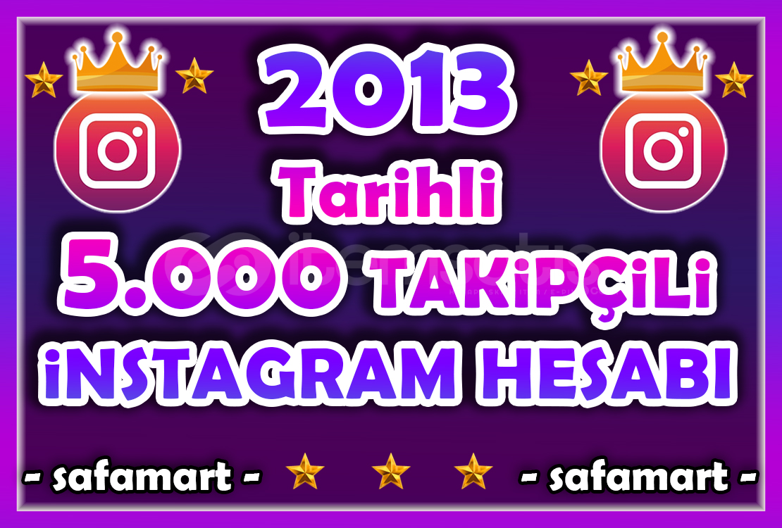 ⚡️2013 Tarihli 5.000 Takipçili Hesaplar⚡️ ⚡️2013 Tarihli 5.000 Takipçili Hesaplar⚡️