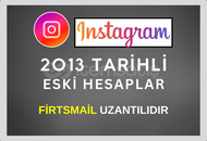 2013 TARİHLİ İG HESABI // FİRTSMAİL UZANTILI