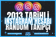⭐| 2013 Tarihli Random Takipçili Hesaplar