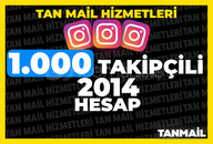 ⚡️1000 Takipçili⚡️ 2014 Tarihli Hesaplar