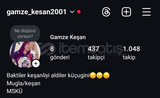 ⛔️2014 kurulumlu 437 takipçili kadın hesabı