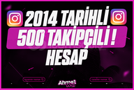 ⭐2014 Tarihli 500 Takipçili Hesap