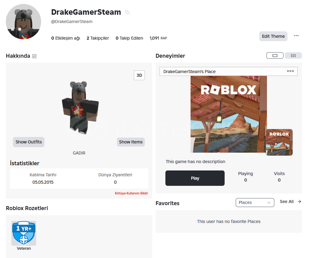 ✨2015 +1K RAP HESAP - DrakeGamerSteam ✨ ✨2015 +1K RAP HESAP - DrakeGamerSteam ✨