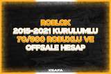 ⚡ 2015-2021 KURULUM ROBLOX HESAPLAR (900 ROBUX)