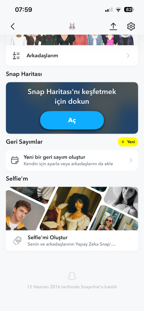 2016 yılından açılmış Snap Hesabı 2016 yılından açılmış Snap Hesabı