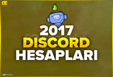 2017 DİSCORD HESAP