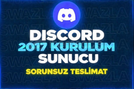 ⭐ 2017 KURULUM DİSCORD SUNUCU ⭐