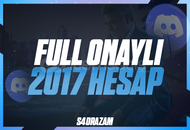 2017 Tarihli Full Onaylı 4 Harfli Nickli Hesap