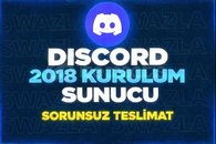 ⭐ 2018 KURULUM DİSCORD SUNUCU ⭐