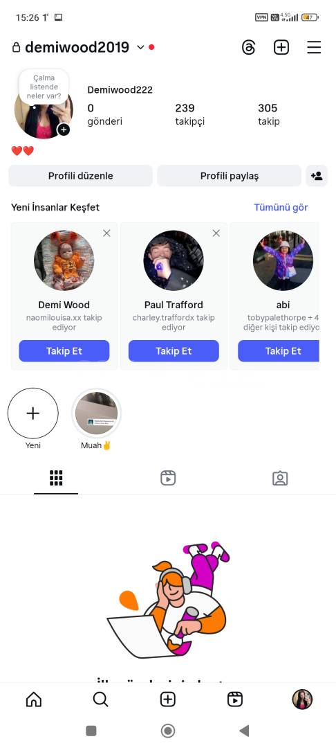 2018 kurulum İnstagram hesabı