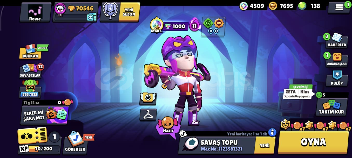70k bs 13.500 clash royale supercell id 70k bs 13.500 clash royale supercell id