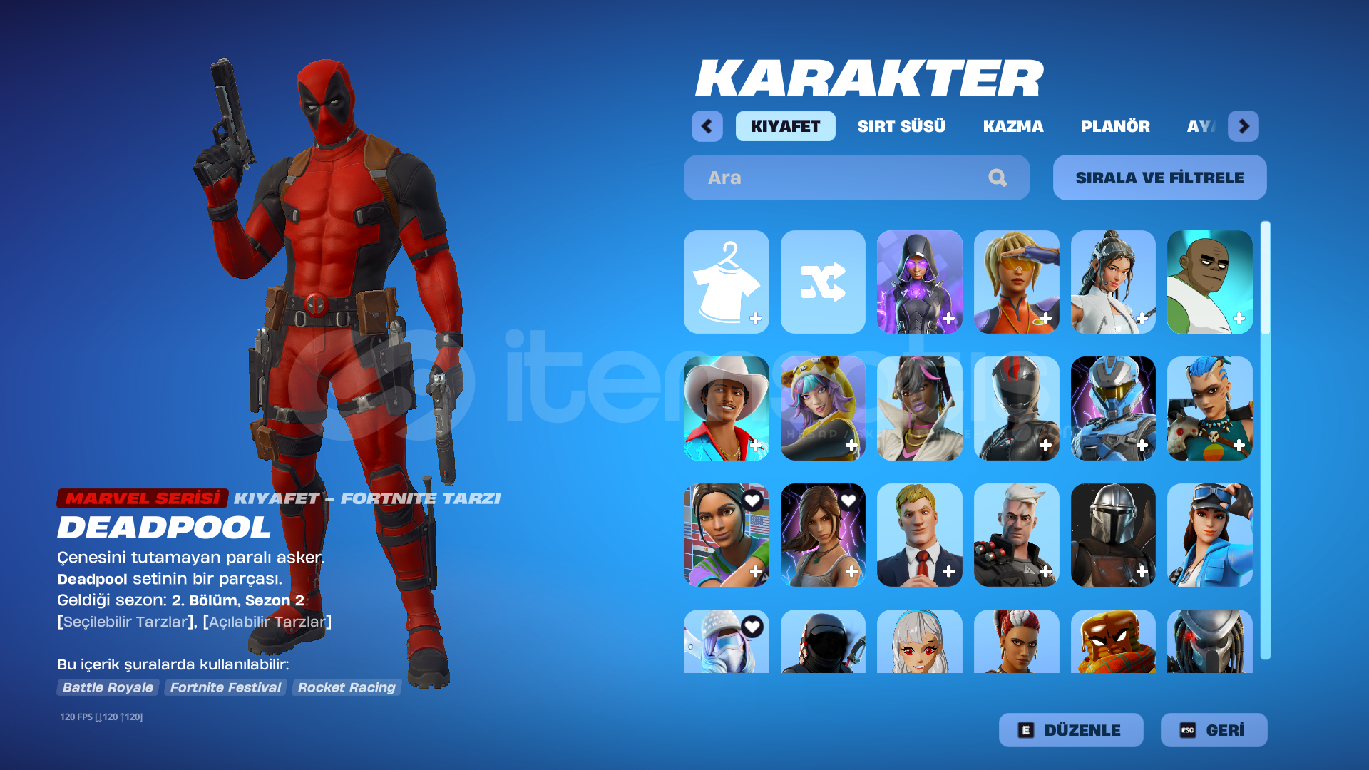2019'dan Beri aktif kullanılan fortnite hesabı 2019'dan Beri aktif kullanılan fortnite hesabı