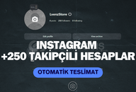 ⭐+250 TAKİPÇİLİ INSTAGRAM HESAPLARI ⭐