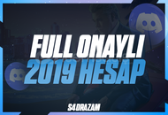 2019 Tarihli Full Onaylı 4 Haneli Nickli Hesap