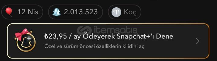 ⚡️ 2.01M Snap Puanlı Temiz Snapchat Hesabı ⚡️ ⚡️ 2.01M Snap Puanlı Temiz Snapchat Hesabı ⚡️