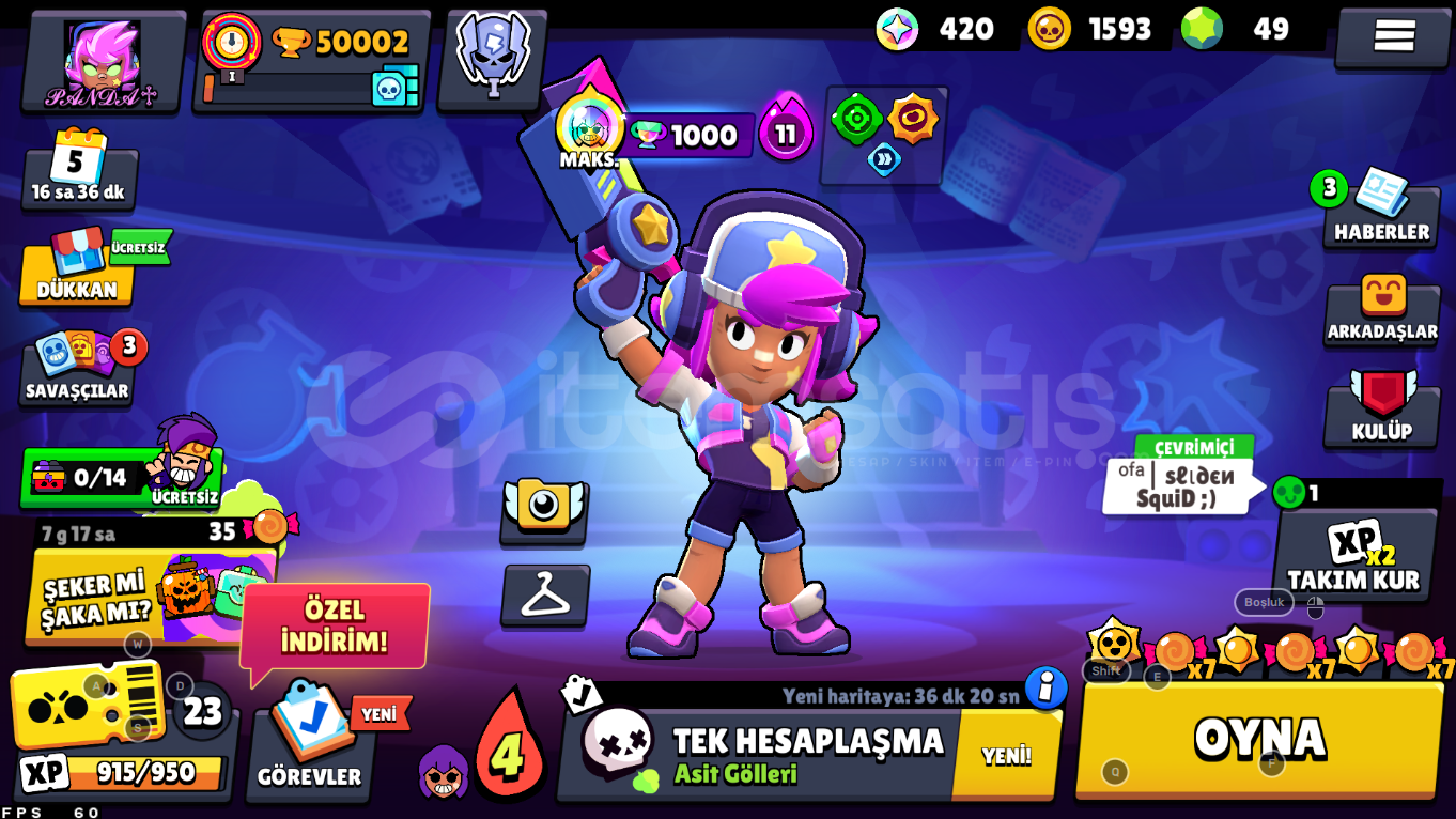 2020⭐50.000 Kupa Bs 93Karakter 186K Cr 5500kupa⭐ 2020⭐50.000 Kupa Bs 93Karakter 186K Cr 5500kupa⭐