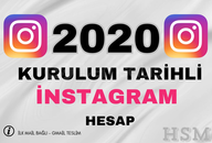 ⭐️ 2020 KURULUM Tarihli İnst Hesap⭐️