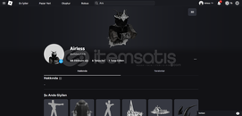 2020 kurulumlu +50k robux yatırılmış hesap