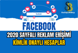 2020 Sayfalı Reklam Erişimi Kimlik Onaylı Hesap