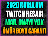 ⭐️2020 YILINDA KURULMUŞ TWİTCH HESAP⭐️