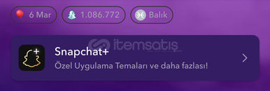 2022 TARİHLİ 1.08M PUANLI SNAPCHAT HESABI