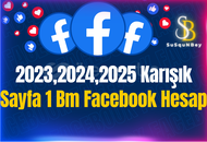 2023,2024,2025 Karışık Sayfa Facebook Hesap