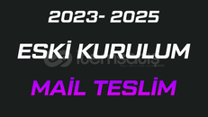 2023-2025 Kurulum Mailli Hesaplar