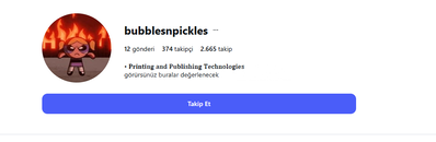  2023 kurulum 374 takipçili hesap