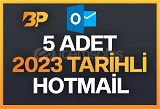 2023 Tarihli 5 Adet Hotmail Hesapları - Anlık 