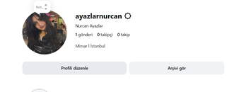 2025 Kurulum Profilli Kadın Hesabı