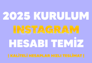 2025 TARIHLI İNSTAGRAM HESABI