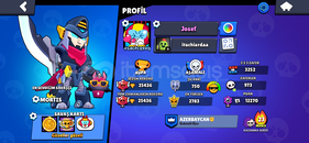 203 SKİNLİ 25K BRAWL STARS HESAP ANINDA TESLİMAT
