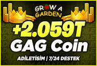 ⭐2.05T COİN⭐GROW A GARDEN COİNS