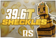 ⭐39.6T Coins Grow A Garden (Sheckles)⭐