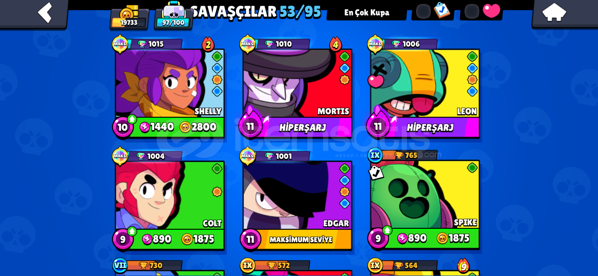 20k 100 Skinli Efsane Hesap 20k 100 Skinli Efsane Hesap