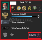 20K OYUN 5 MADALYA / 193 SAAT / PRİME 