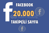 20K Yüzde Yüz Organik Aktif Facebook Sayfası