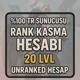 20LWL UNRANKED HESAP! (sadece 1 tane)