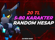  ⭐20TL BRAWL STARS RANDOM HESAP⭐