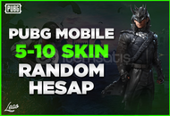 ⭐ PUBG Mobile 5-10 SKIN Random Hesap | 7/24 Oto