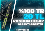 ⭐️ 100% TR [ 20TL ] RANDOM HESAP ⭐️