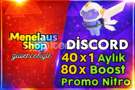 40X DİSCORD NİTRO PROMO KOD+GARANTİ 40X DİSCORD NİTRO PROMO KOD+GARANTİ