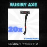 20x Rukiry Axe Lumber Tycoon 2