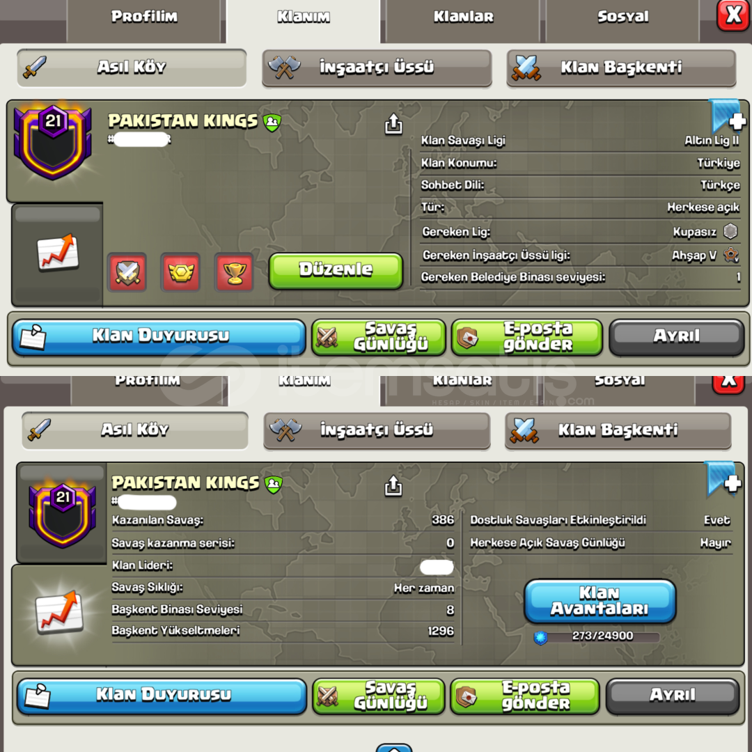 21 lvl PAKISTAN KINGS  21 lvl PAKISTAN KINGS