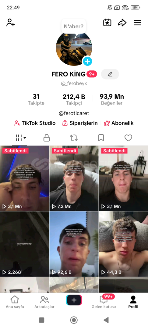 210 K TAKİPÇİ 100 MİLYON BEĞENİLİ  210 K TAKİPÇİ 100 MİLYON BEĞENİLİ